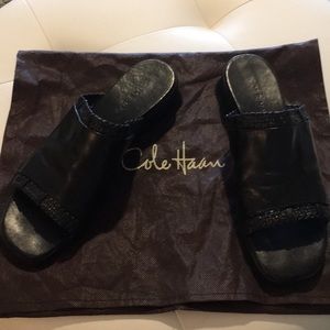 Cole Haan slides 10 black
